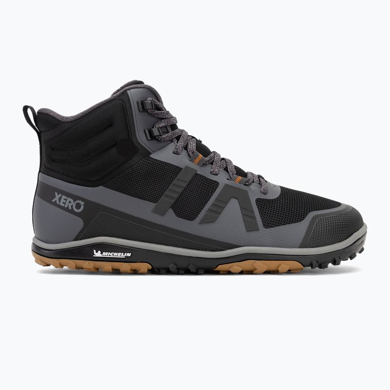 Vyriški barefoot batai Xero Shoes Scrambler Mid II asphalt/ black 2