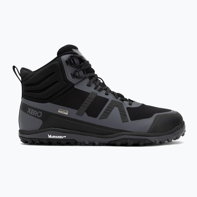 Barefoot batai Xero Shoes Scrambler Mid II WP black/asphalt 2