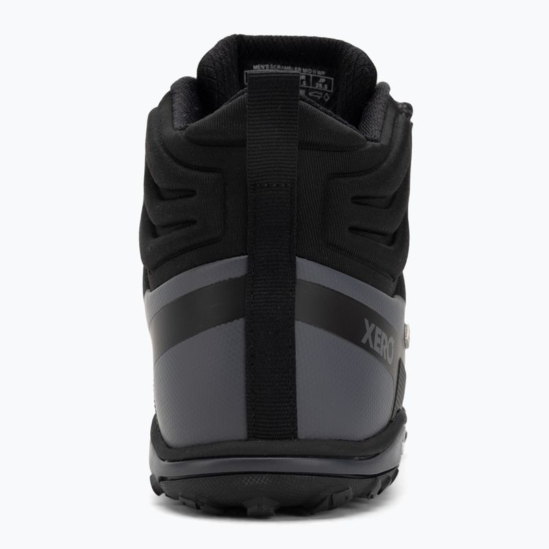 Barefoot batai Xero Shoes Scrambler Mid II WP black/asphalt 6