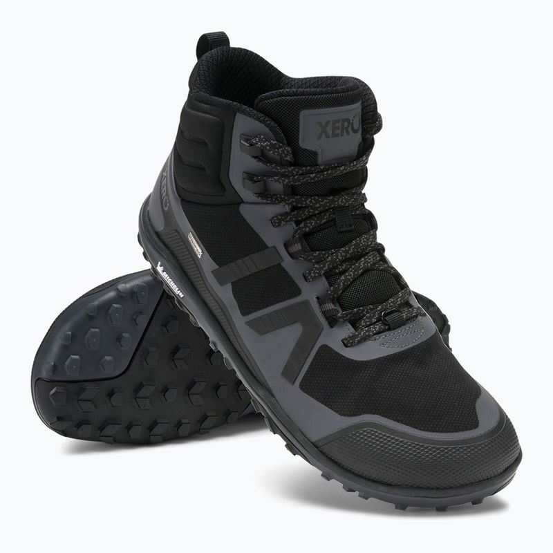 Barefoot batai Xero Shoes Scrambler Mid II WP black/asphalt 8