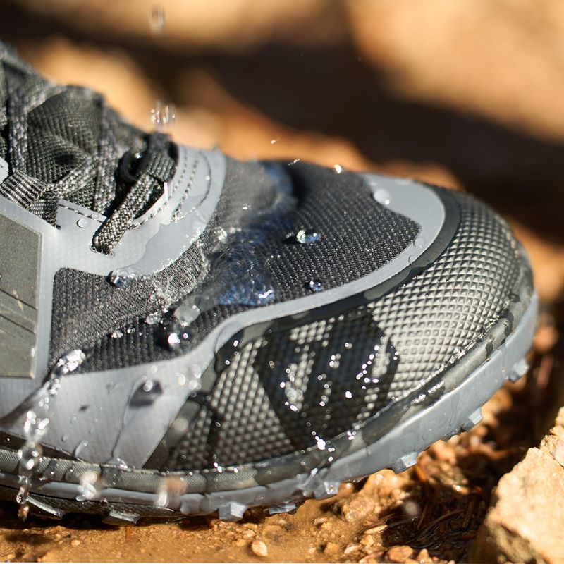 Barefoot batai Xero Shoes Scrambler Mid II WP black/asphalt 10