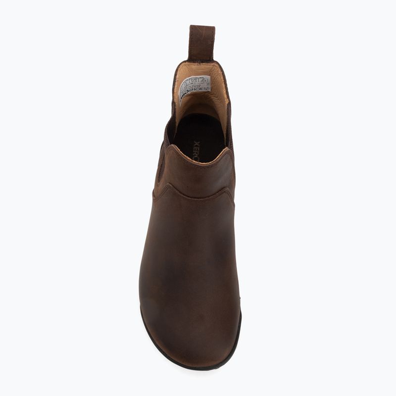 Barefoot batai Xero Shoes Ridgeway Chelsea dark brown 5