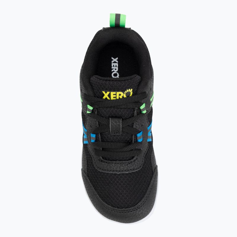 Vaikiški barefoot batai Xero Shoes Prio black/ lime 5