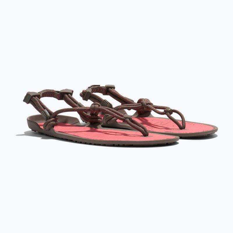 Moteriški basų kojų sandalai Xero Shoes Aqua Cloud moel/sunset coral 3