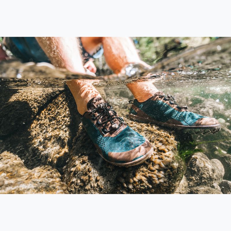 Vyriški barefoot batai Xero Shoes Aqua X Sport tamsiai/miško/žalios/rudos spalvos 10