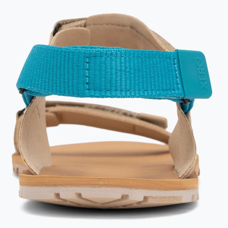 Moteriški barefoot sandalai Xero Shoes D-Trail irish / cream / lake / blue 5