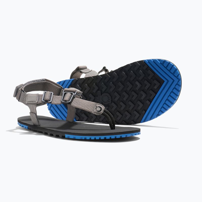 Vyriški basų kojų sandalai Xero Shoes H-Trail steel gray/blue/lolite 15