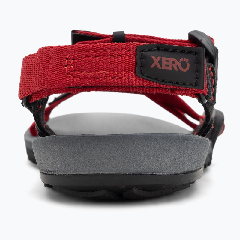 Vaikiški barefoot sandalai Xero Shoes Z-Trail charcoal/red pepper 6