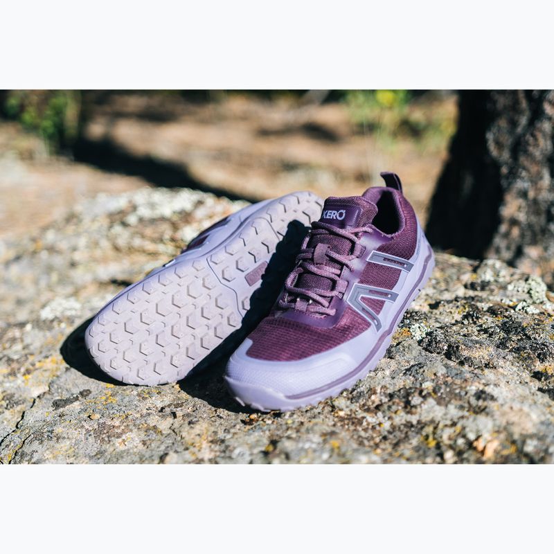 Moteriški barefoot batai Xero Shoes Scrambler Trail Low WP Plum perfect/sage purple 14