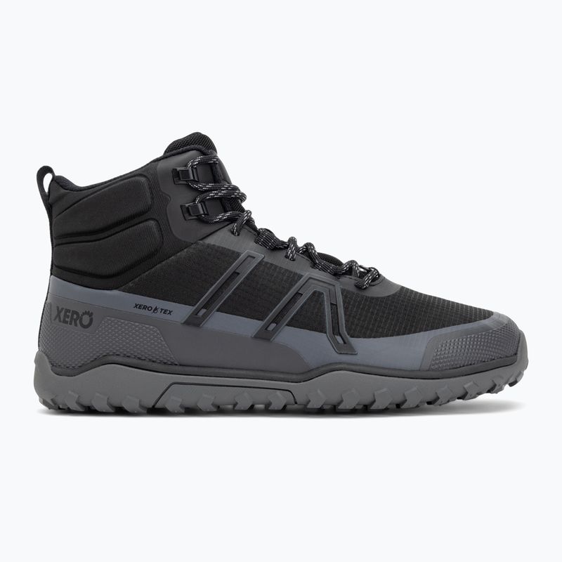 Vyriški barefoot batai Xero Shoes Scrambler Trail Mid WP juoda/asfaltas 2