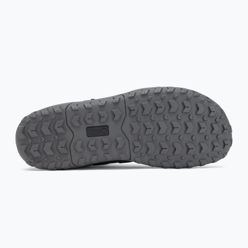 Vyriški barefoot batai Xero Shoes Scrambler Trail Mid WP juoda/asfaltas 4