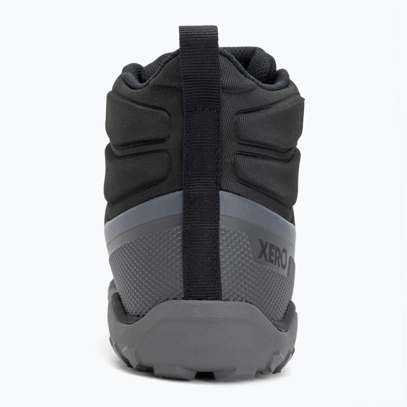 Vyriški barefoot batai Xero Shoes Scrambler Trail Mid WP juoda/asfaltas 6