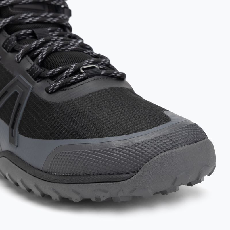 Vyriški barefoot batai Xero Shoes Scrambler Trail Mid WP juoda/asfaltas 7