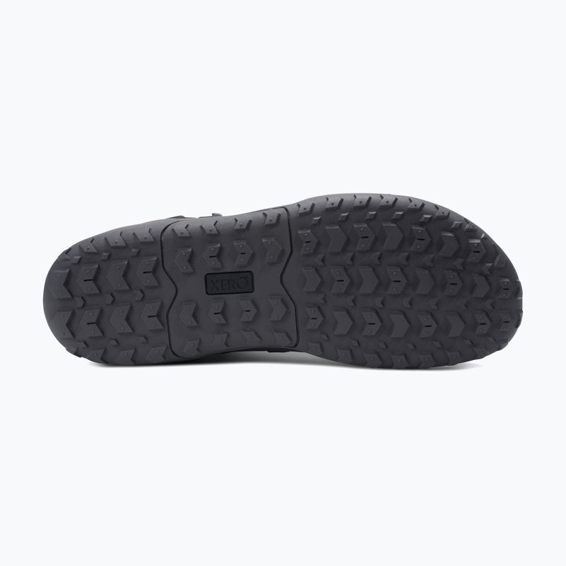 Vyriški barefoot batai Xero Shoes Scrambler Trail Mid WP juoda/asfaltas 13