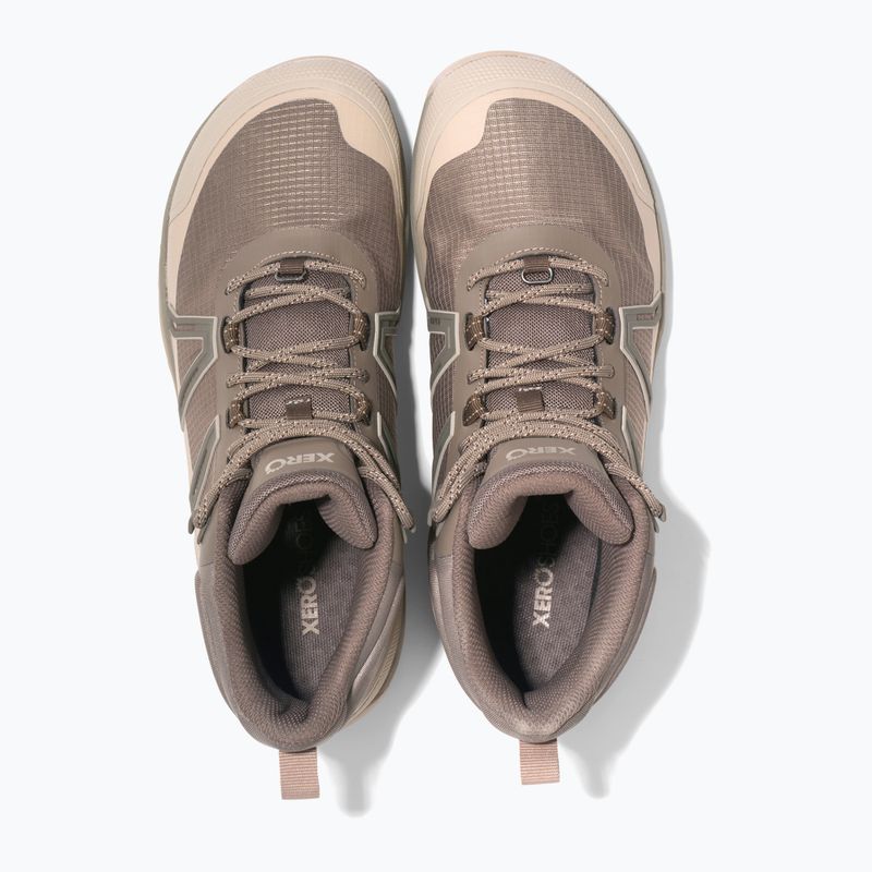 Vyriški berefoot batai Xero Shoes Scrambler Trail Mid WP morel/pure/cashmere 12