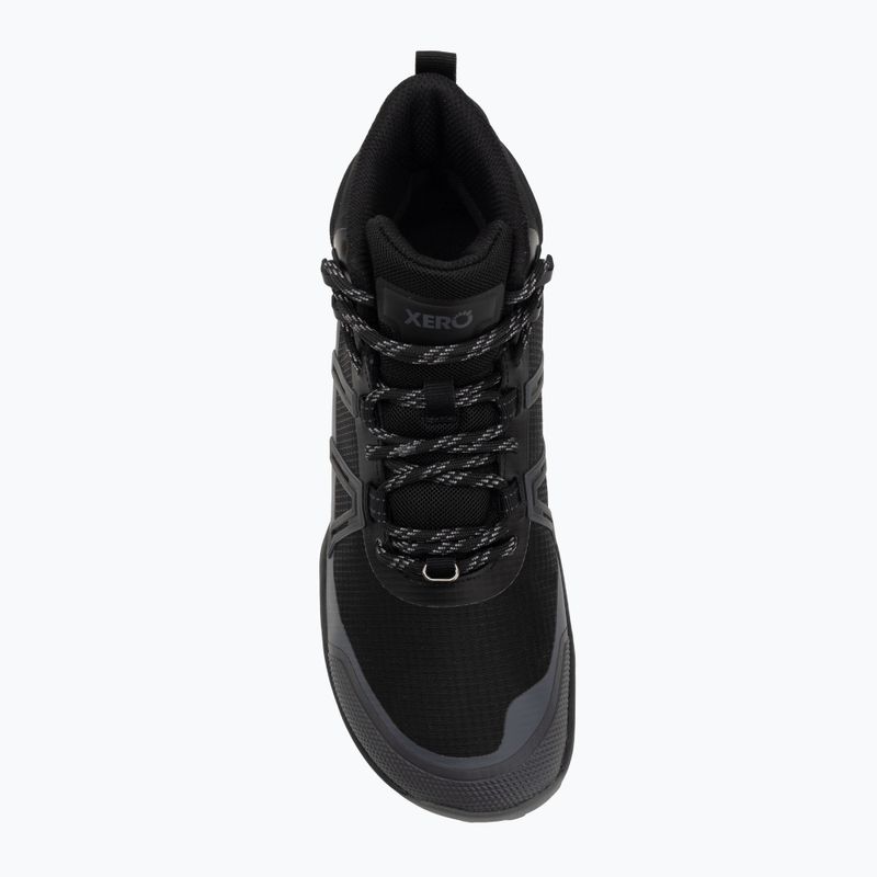 Moteriški barefoot batai Xero Shoes Scrambler Trail Mid WP black/asphalt 5