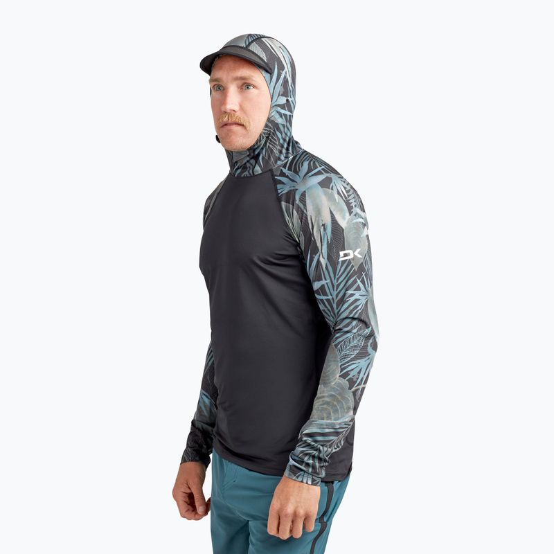 Dakine Hd Snug Fit Rashguard plaukimo marškinėliai su gobtuvu black/grey DKA363M0004 3