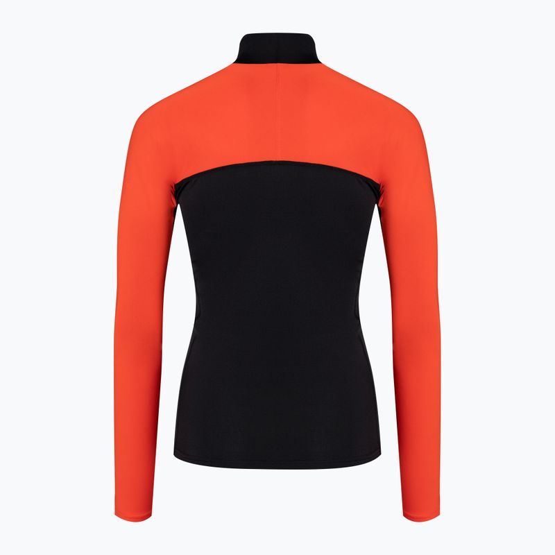 Dakine moteriški maudymosi marškinėliai Hd Snug Fit Rashguard black and red DKA651W0008 4