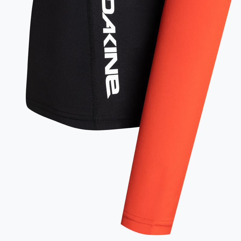 Dakine moteriški maudymosi marškinėliai Hd Snug Fit Rashguard black and red DKA651W0008 6