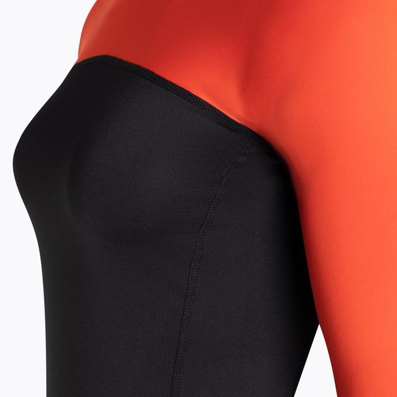 Dakine moteriški maudymosi marškinėliai Hd Snug Fit Rashguard black and red DKA651W0008 7