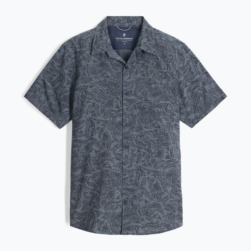 Vyriški marškiniai Royal Robbins Amp Lite II deep blue river pt