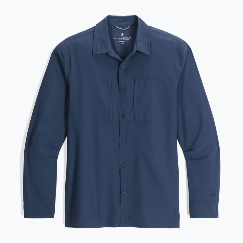 Royal Robbins Expedition III vyriški marškiniai deep blue