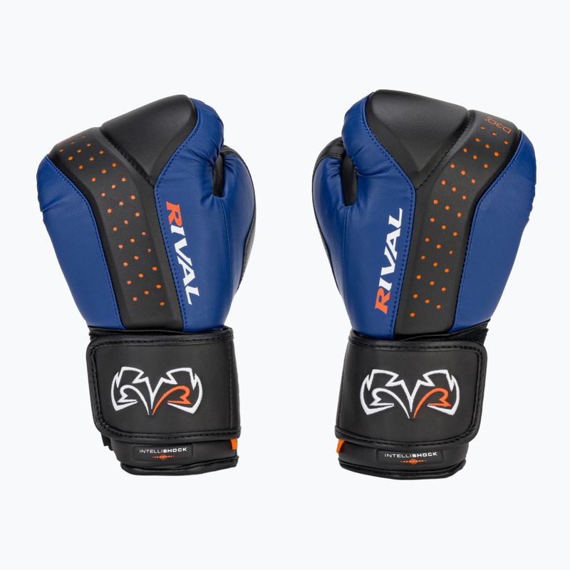 Bokso pirštinės Rival RB10 Intelli-Shock Bag black/blue 2