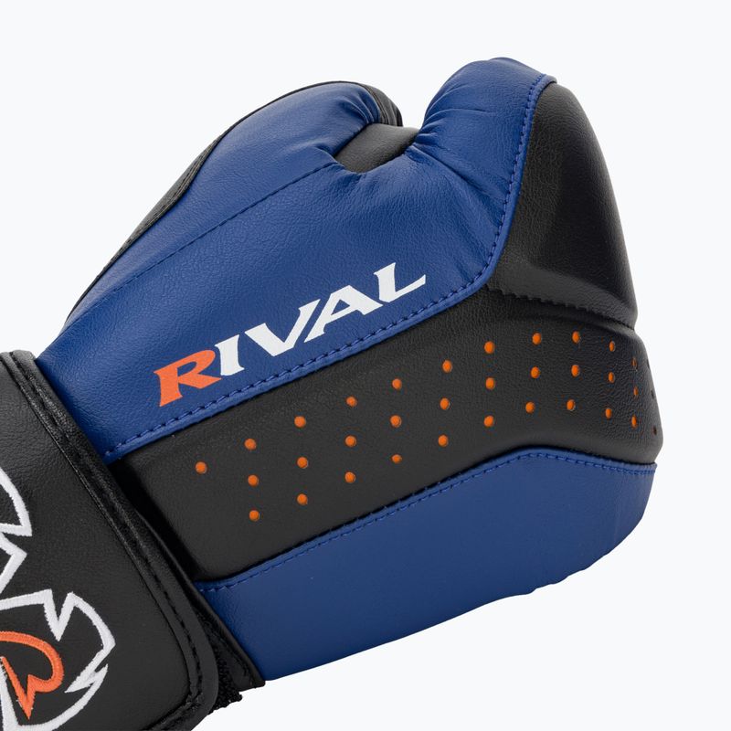 Bokso pirštinės Rival RB10 Intelli-Shock Bag black/blue 5