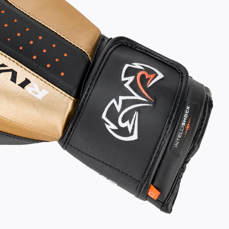 Bokso pirštinės Rival RB10 Intelli-Shock Bag black/gold 6