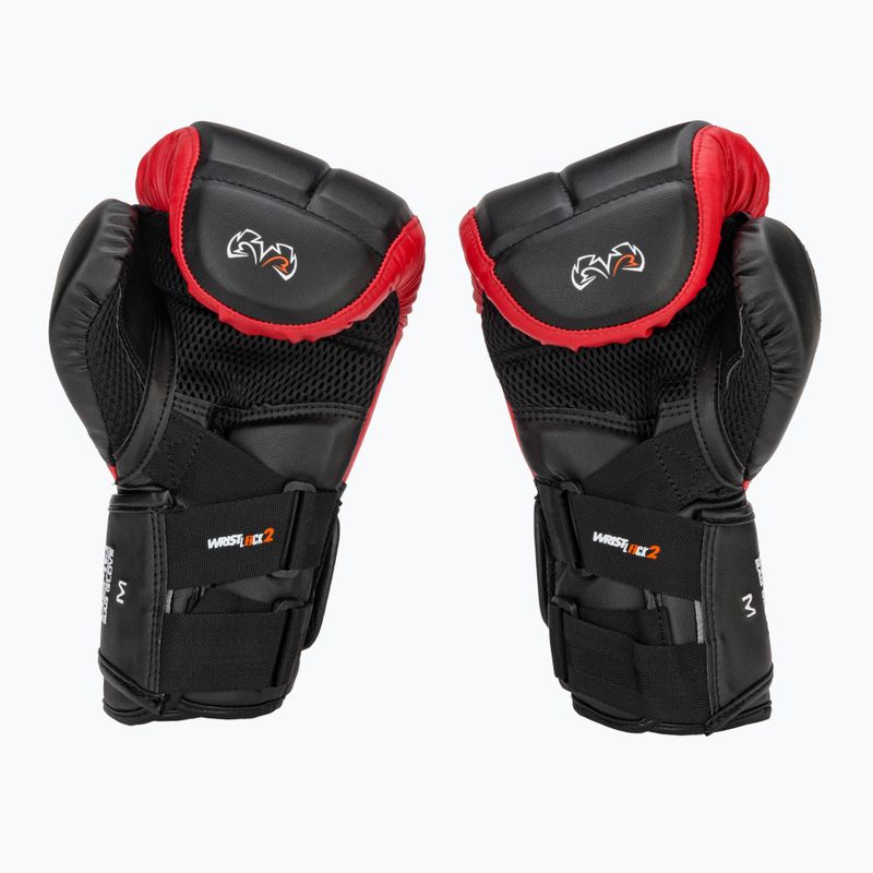 Bokso pirštinės Rival RB10 Intelli-Shock Bag black/red 3