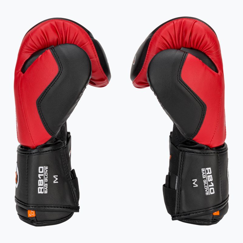 Bokso pirštinės Rival RB10 Intelli-Shock Bag black/red 4