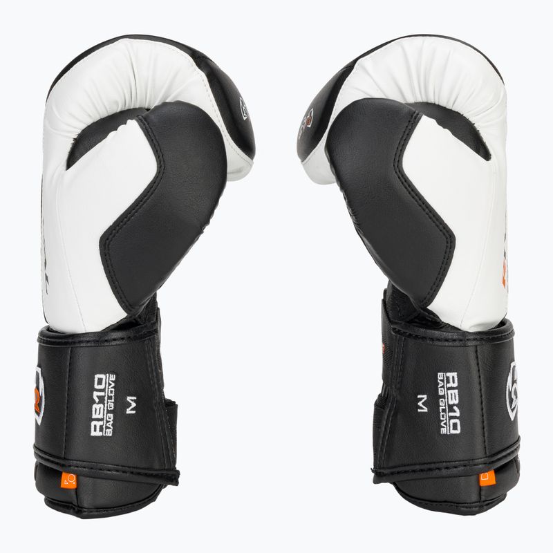 Bokso pirštinės Rival RB10 Intelli-Shock Bag black/white 4
