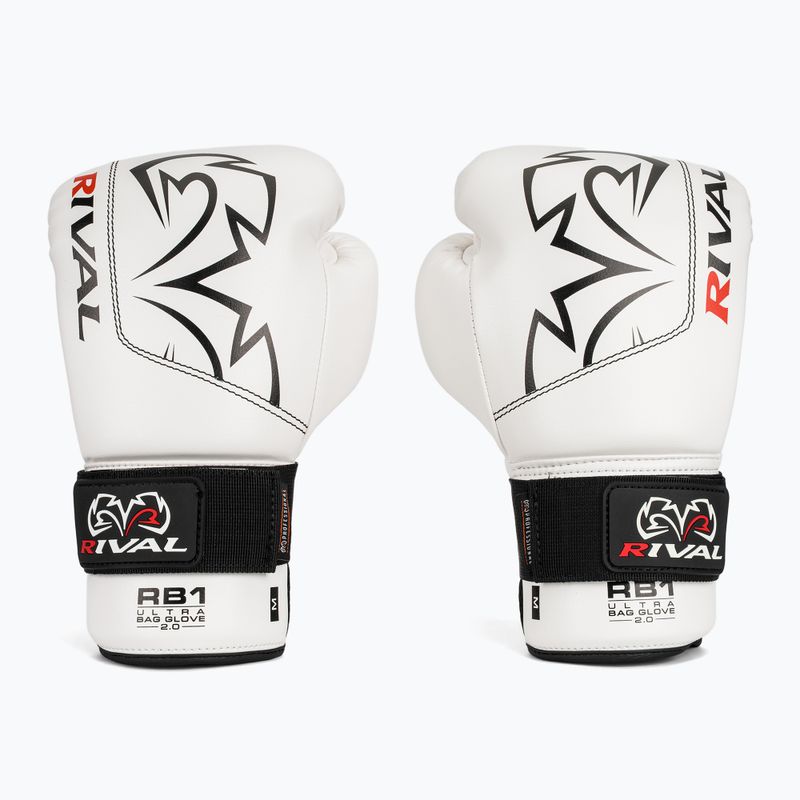 Bokso pirštinės Rival RB1 Ultra Bag 2.0 white 2