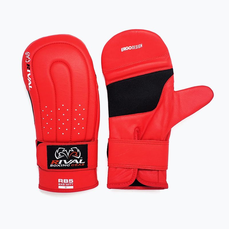 Bokso pirštinės Rival RB5 Bag Mitts red