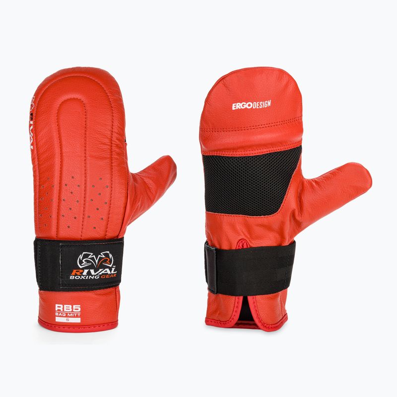 Bokso pirštinės Rival RB5 Bag Mitts red