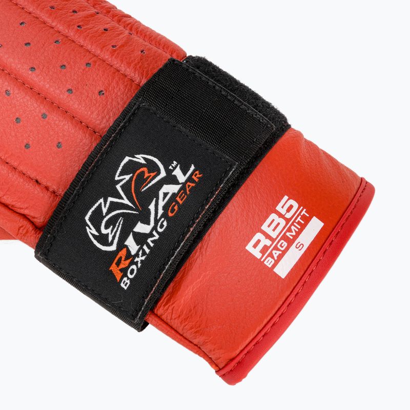 Bokso pirštinės Rival RB5 Bag Mitts red 6