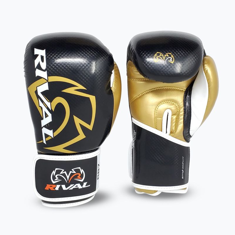 Bokso pirštinės Rival RB7 Fitness Plus Bag black/gold