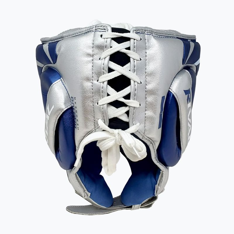 Bokso šalmas Rival RHG100 Professional Headgear blue/silver 3