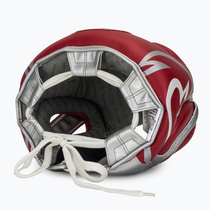 Bokso šalmas Rival RHG100 Professional Headgear red/silver/grey 6