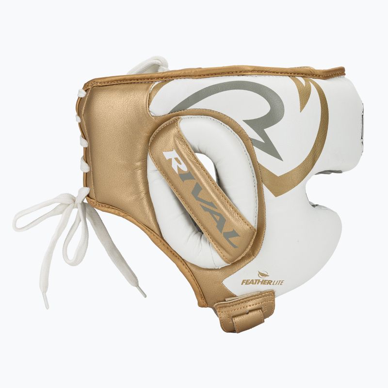 Bokso šalmas Rival RHG100 Professional Headgear white/gold 2