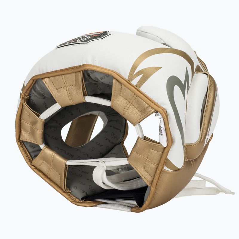 Bokso šalmas Rival RHG100 Professional Headgear white/gold 6