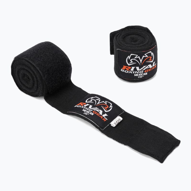 Bokso bintai Rival Mexican Handwraps black