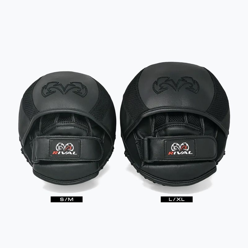 Treniruočių letenos Rival RPM11 Evolution Punch Mitts black 5