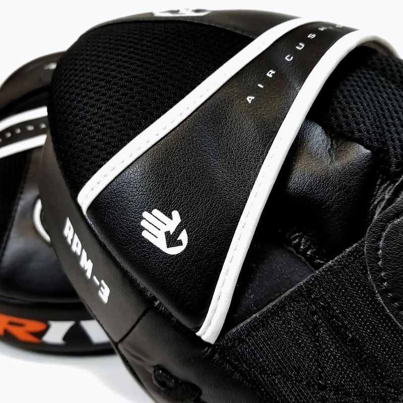 Treniruočių letenos Rival RPM3 Air Punch Mitts 2.0 black 3