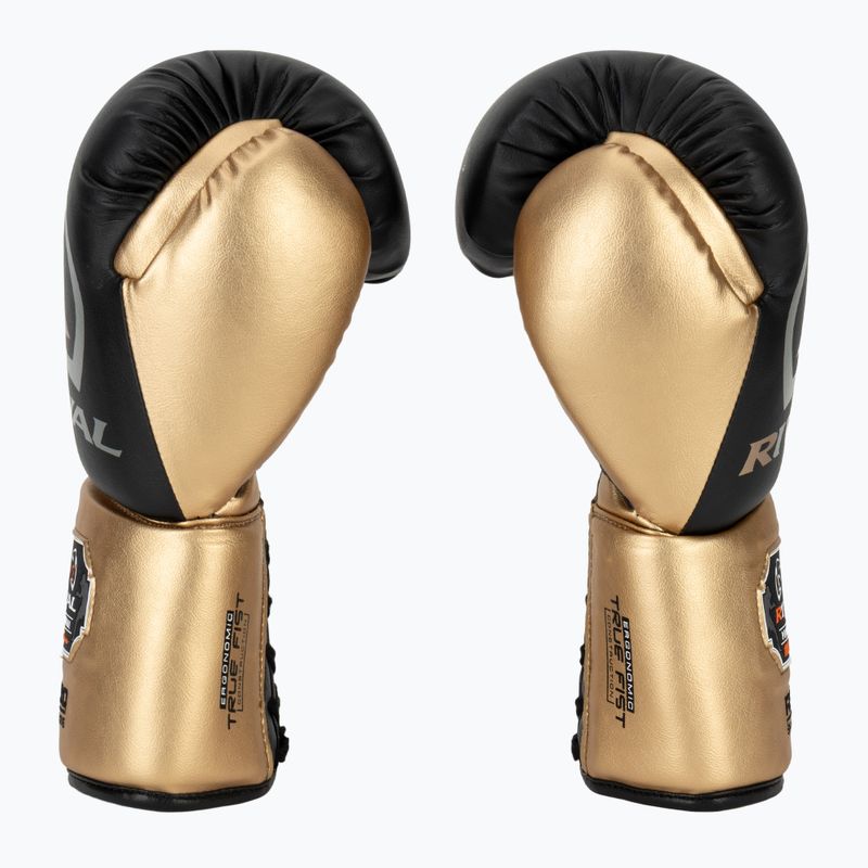 Bokso pirštinės Rival RS100 Professional black/gold 4