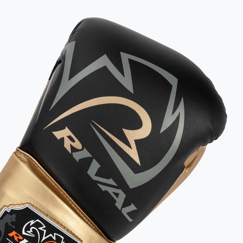 Bokso pirštinės Rival RS100 Professional black/gold 5