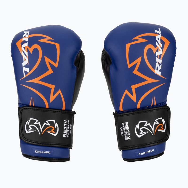 Bokso pirštinės Rival RS11V Professional blue 2