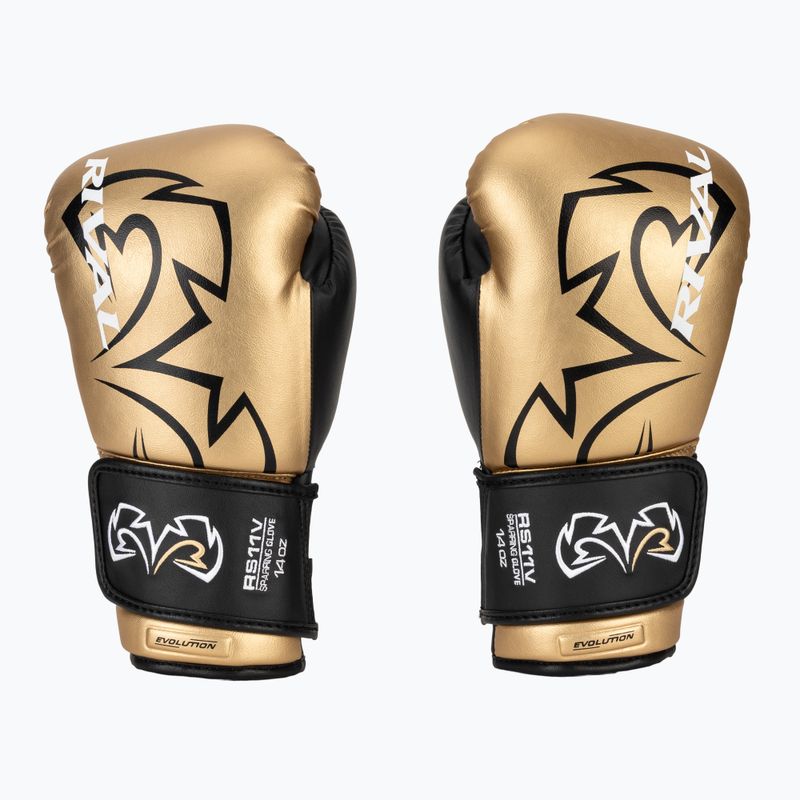 Bokso pirštinės Rival RS11V Evolution gold 2