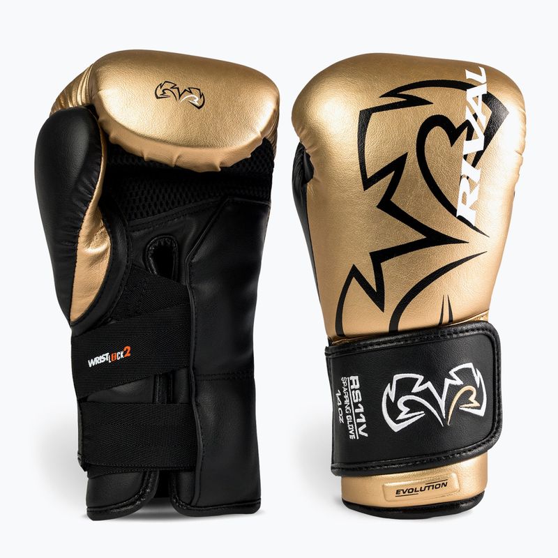 Bokso pirštinės Rival RS11V Evolution gold