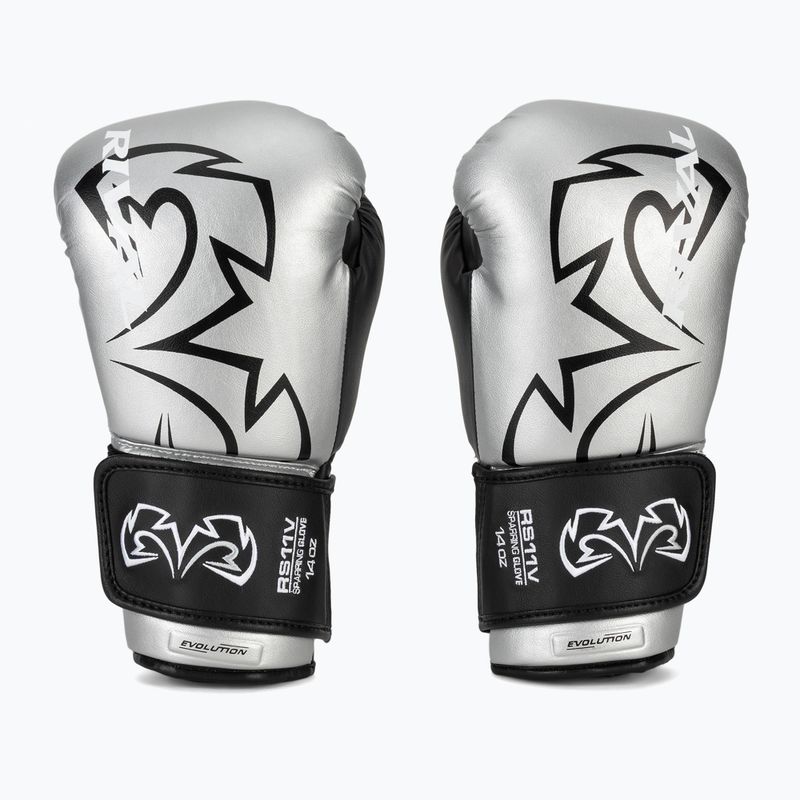 Bokso pirštinės Rival RS11V Professional silver 2